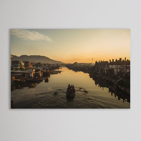 Acrylic Print: Sunrise on the River
